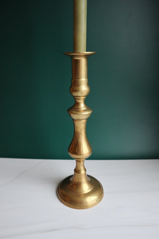 Vintage 11.25" Brass Candle Holders