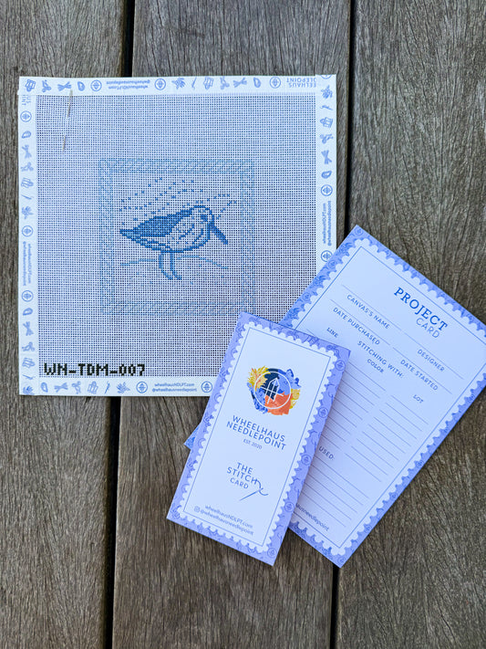 LBI Toile, Sandpiper Coaster Canvas