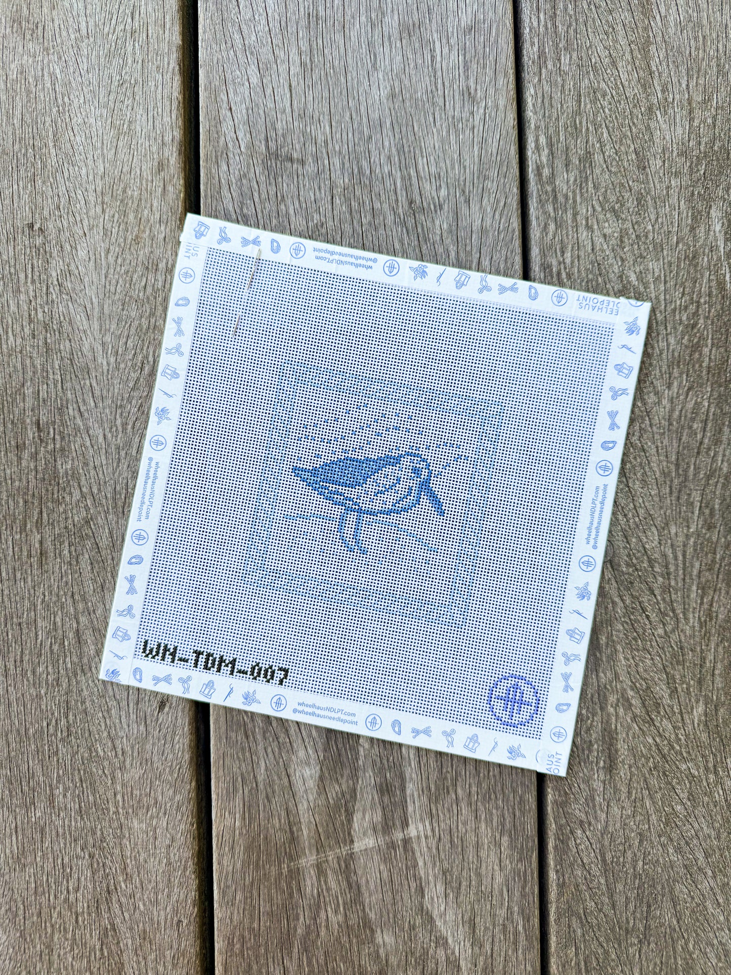 LBI Toile, Sandpiper Coaster Canvas