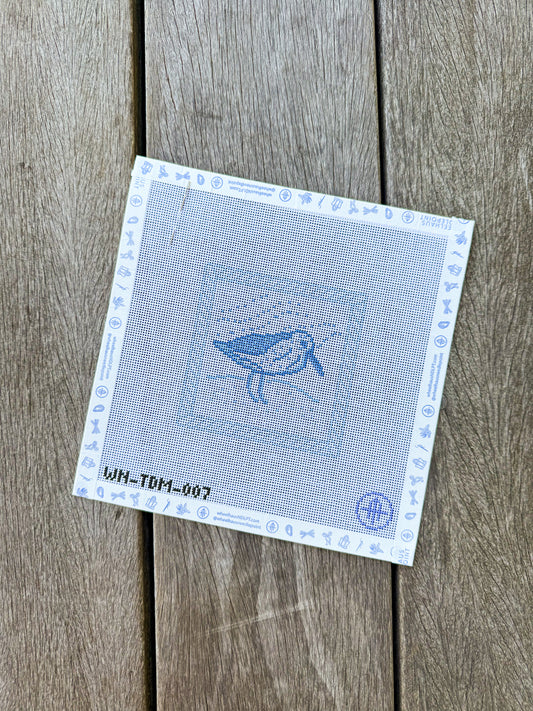 LBI Toile, Sandpiper Coaster Canvas