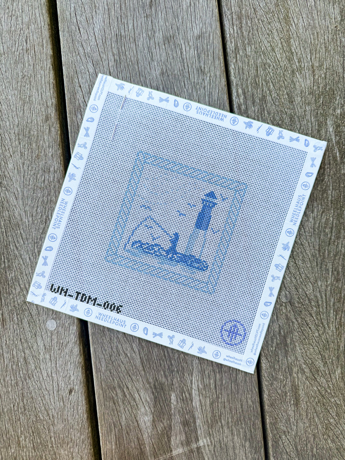 LBI Toile, Old Barney Coaster Canvas