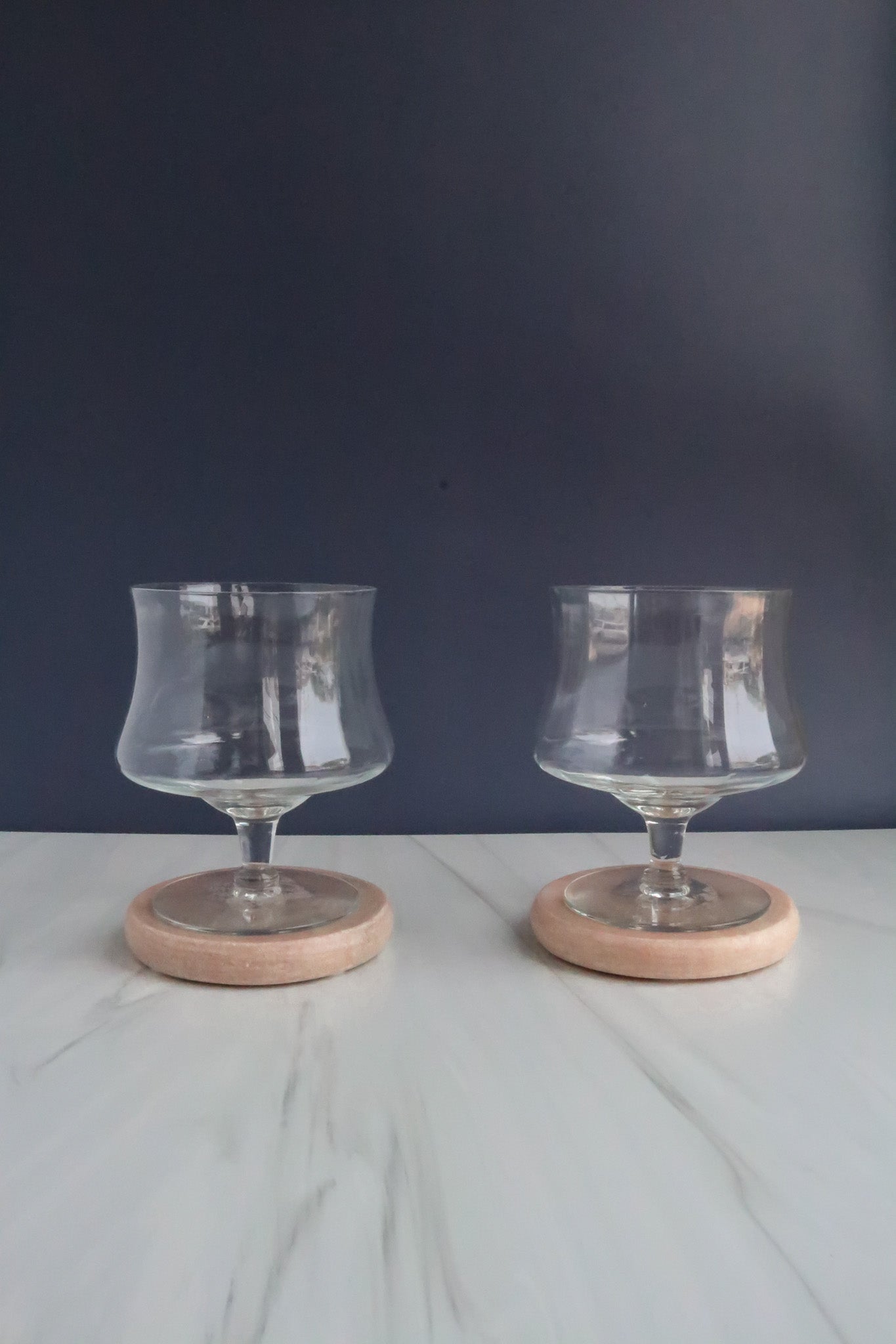 (Set of 2) Vintage Cocktail Glass