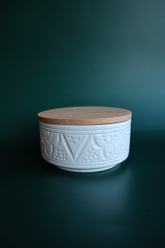 Ceramic Keepsake Box White (Large)