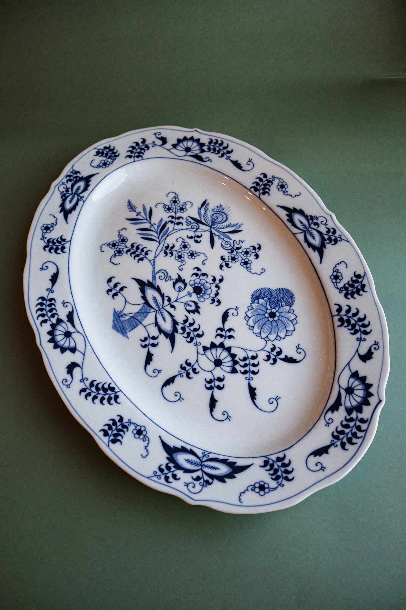 Vintage Blue Danube Serving Platter