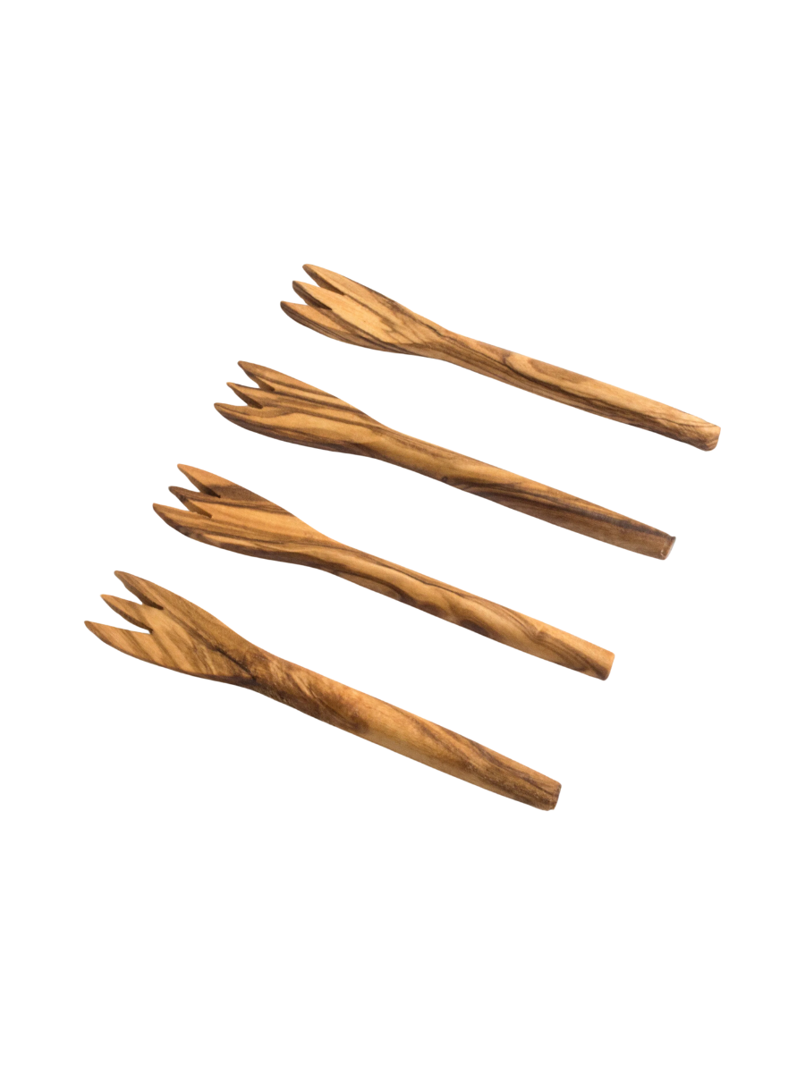 Olive Wood Mini Appetizer Fork