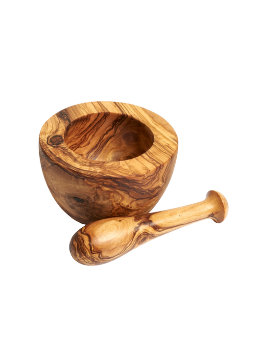 Olive Wood Mortar & Pestle