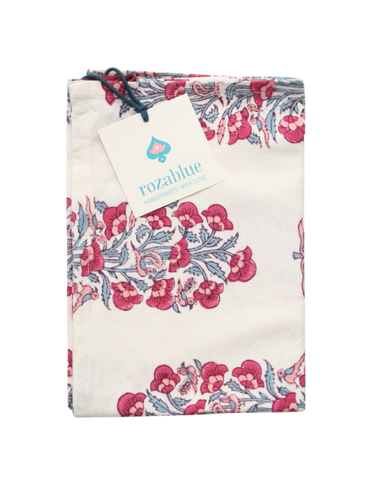 Nightingale Carmine Tea Towel