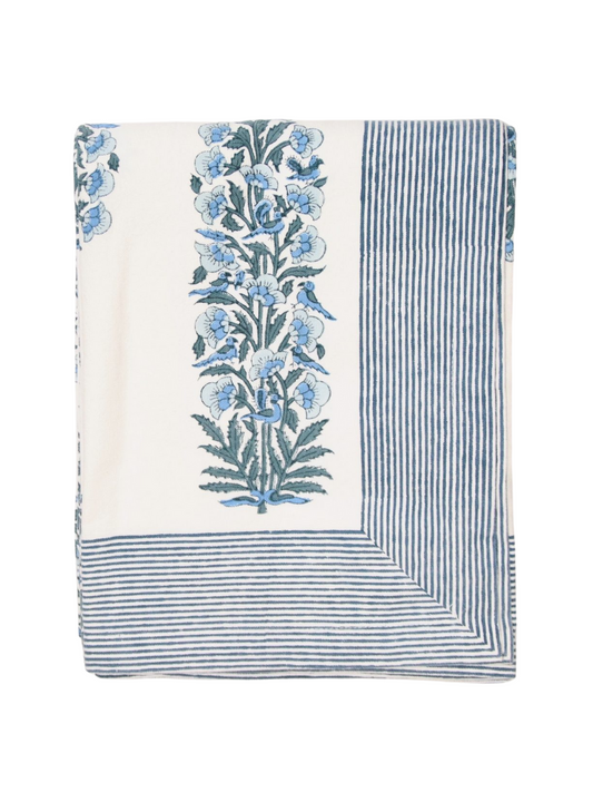 Tablecloth (62" x 106") - Nightingale Blue Moon