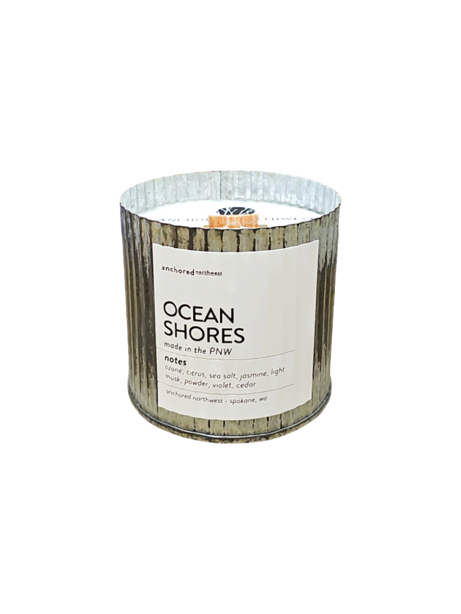 Ocean Shores Wood Wick Candle