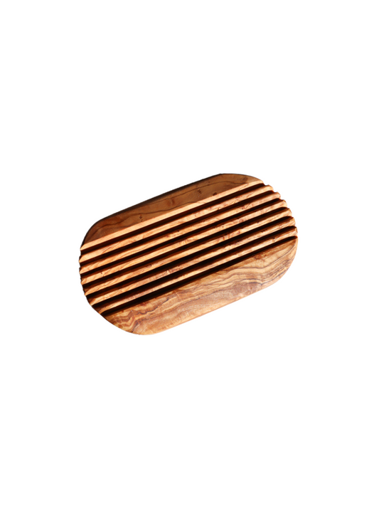 Olive Wood Oval Soap Dish