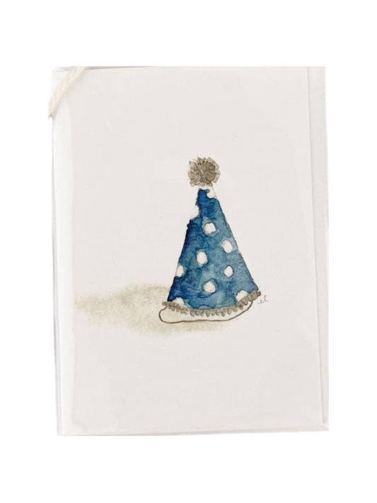 Party hat mini notecard