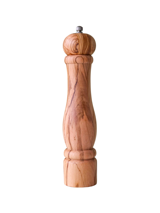 Olive Wood Pepper Mill 10"