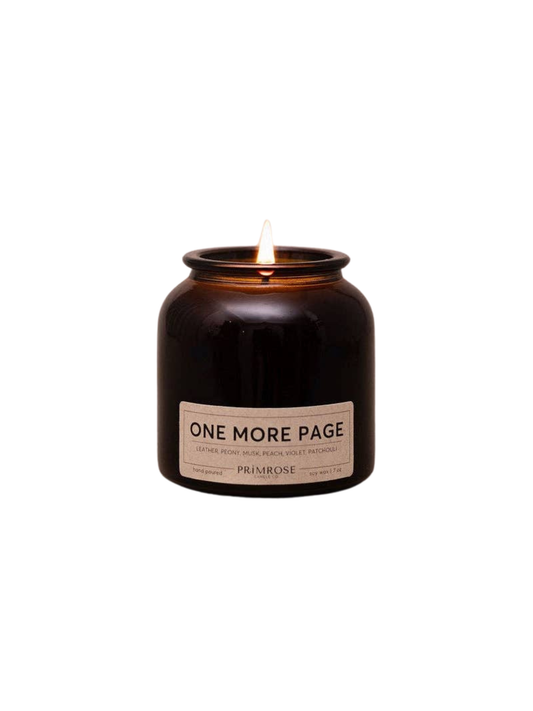 One More Page Candle