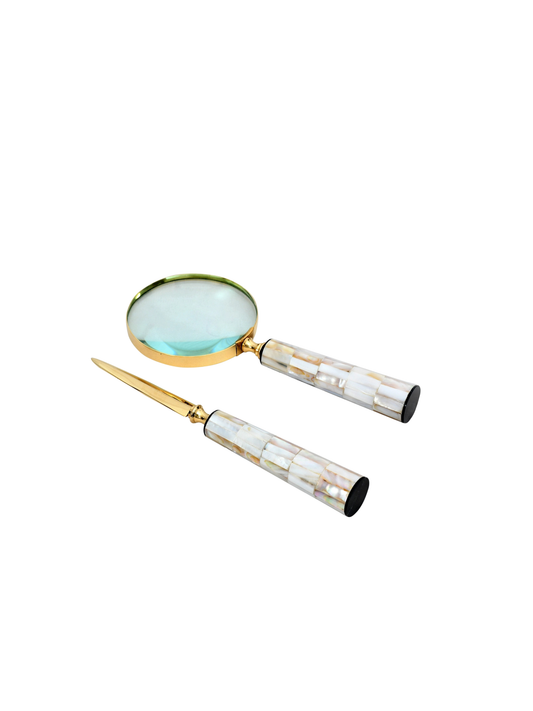 Vintage Pearl Handle Magnifier & Letter Opener