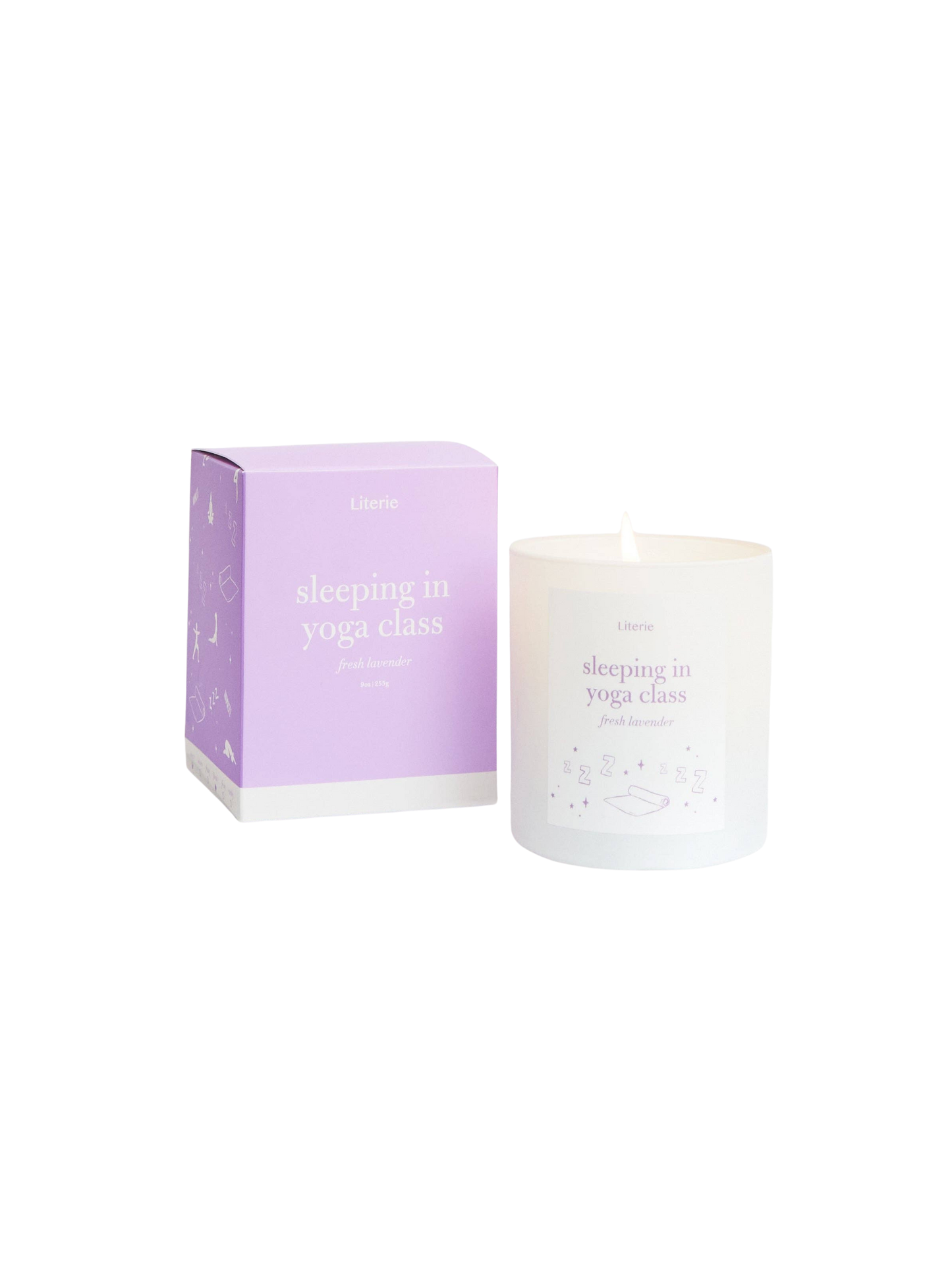 Sleeping in Yoga Class Candle