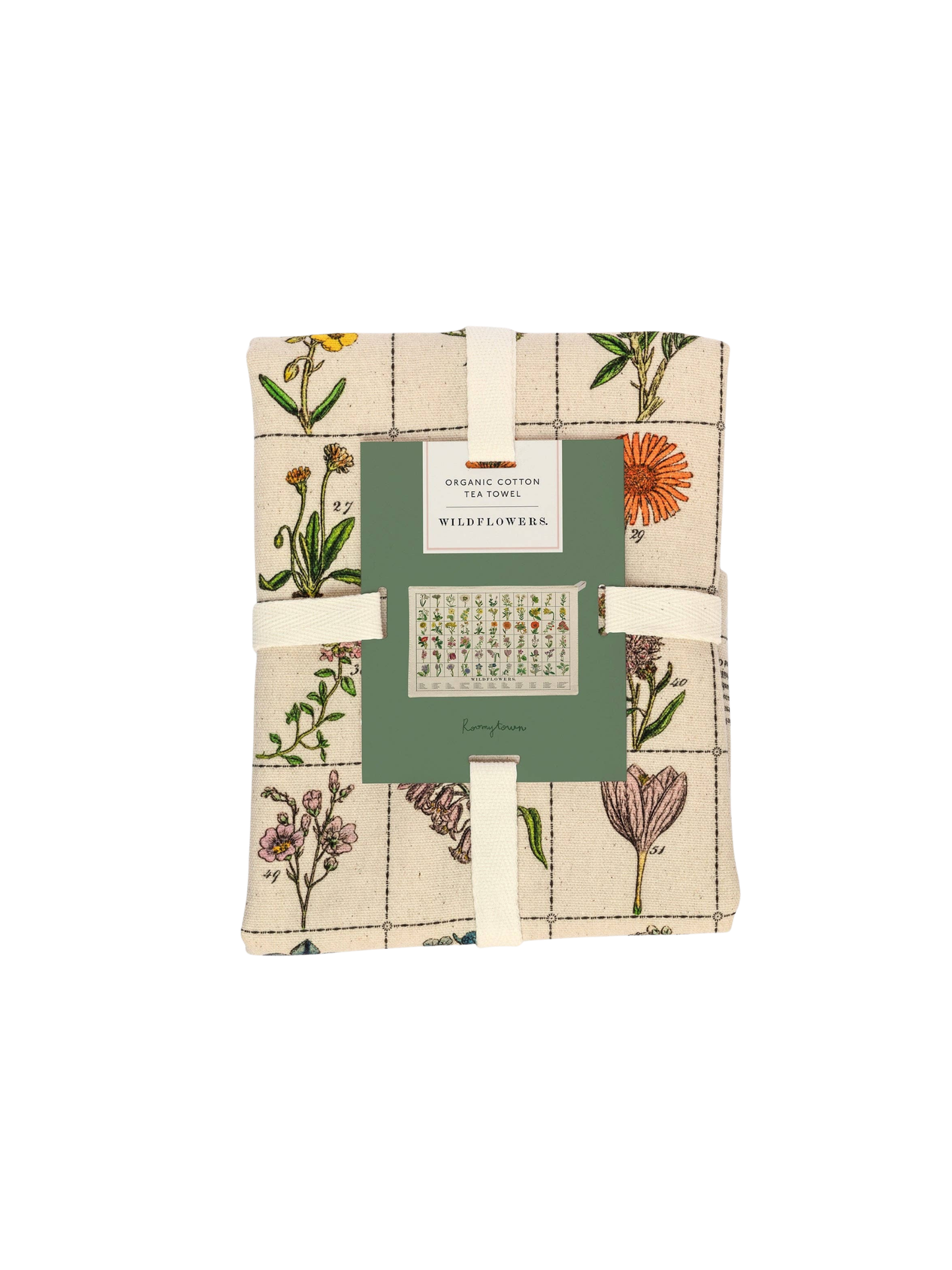 Wildflower Organic Cotton Tea Towel