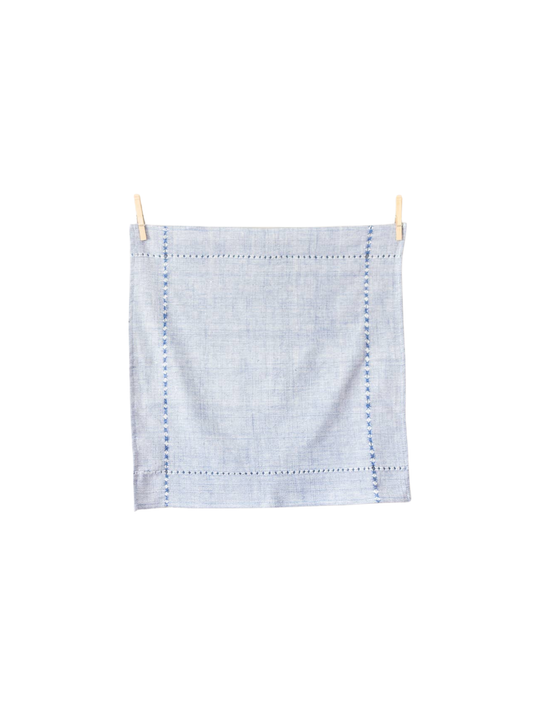 Pulled Cotton Napkin: Blue