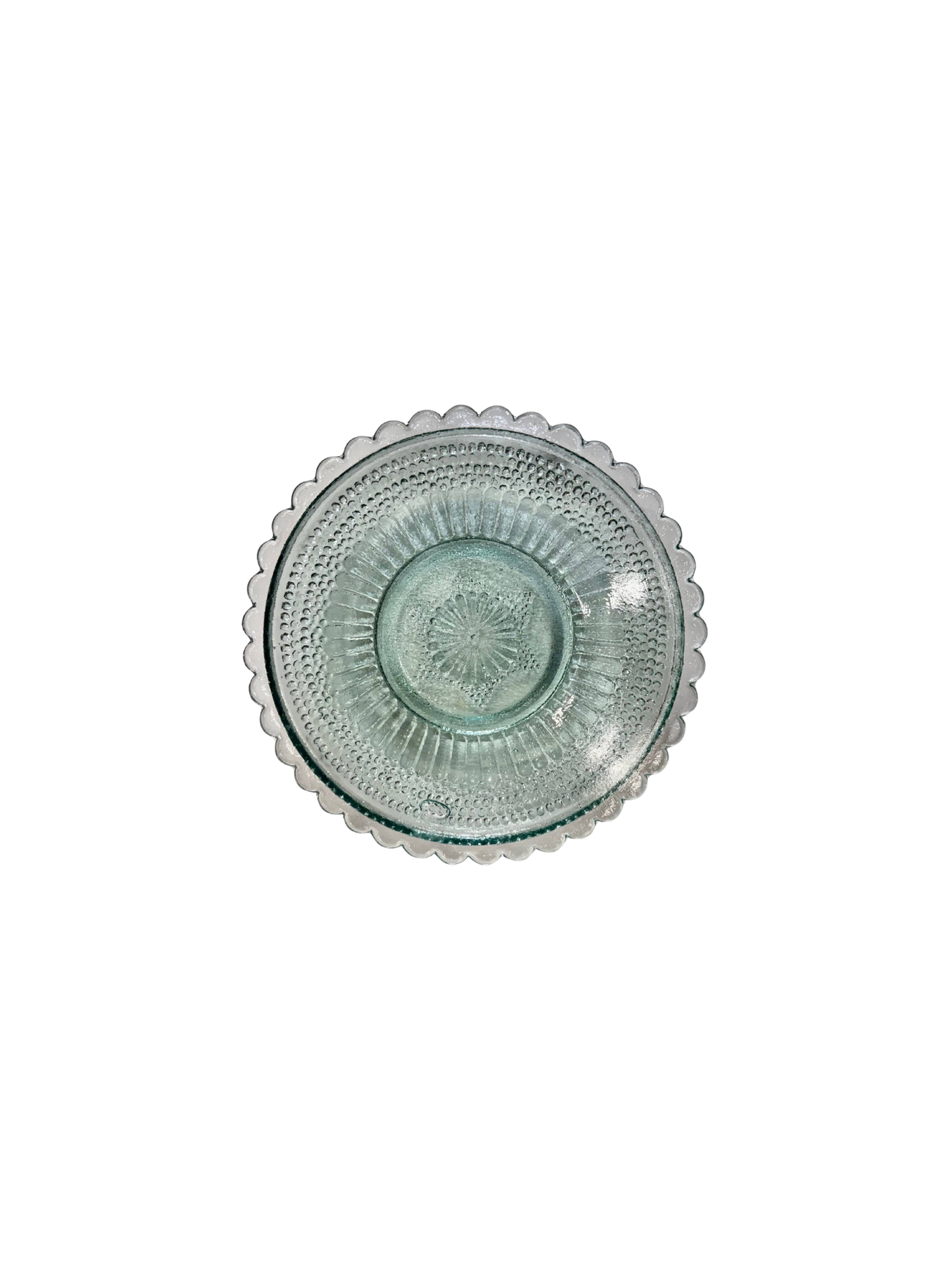 Hand-pressed Glass Dish