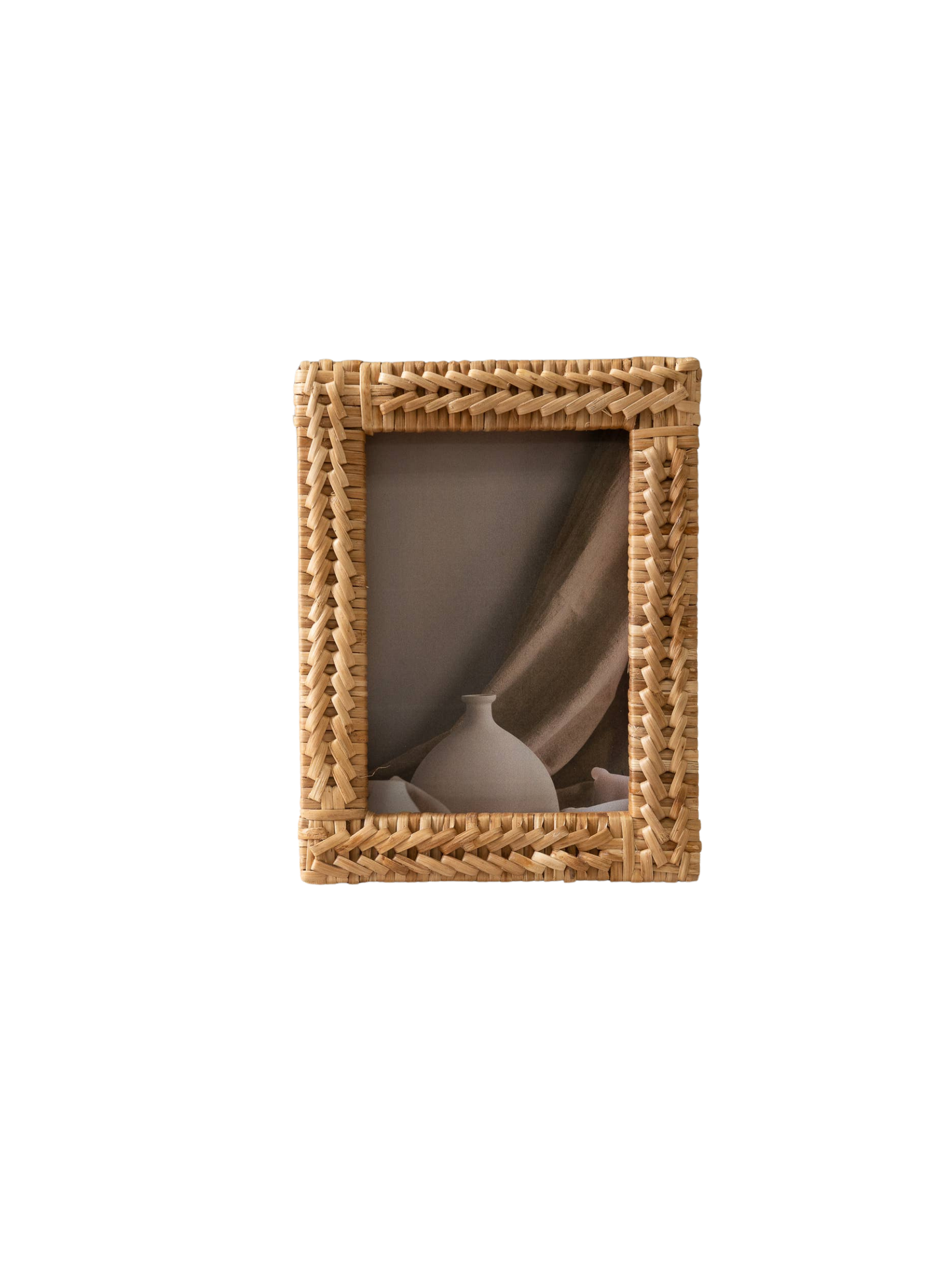 Modern Rattan Photo Frame