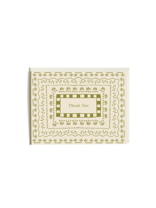 Curio Thank You Greeting Card