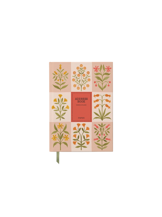Floral Patchwork Address Book