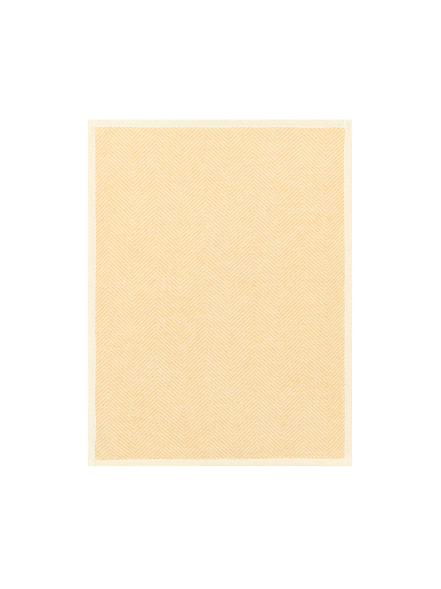 Harborview Herringbone Butter Yellow Mini Blanket: Mini