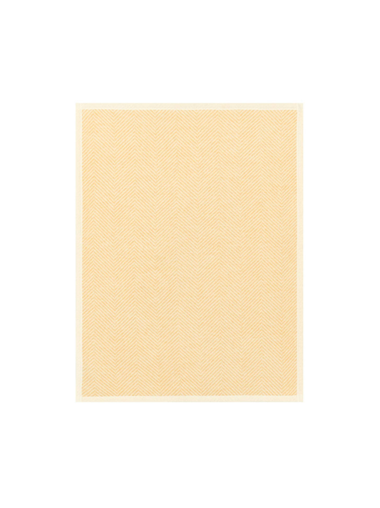 Harborview Herringbone Butter Yellow Mini Blanket: Mini