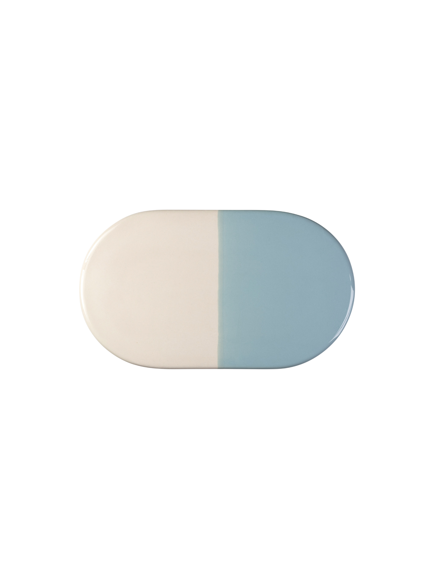 Nuna Glazed Sandstone & Misty Blue Tray