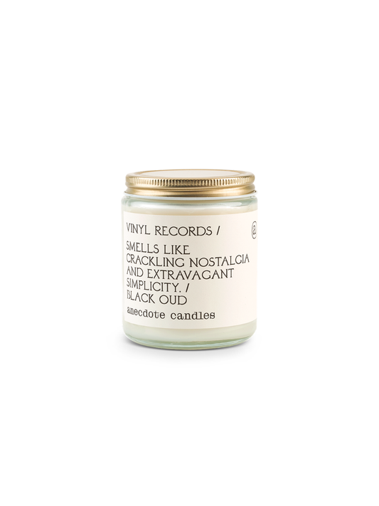 Vinyl Records Candle