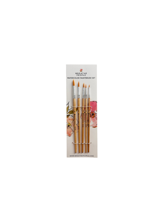 5-Piece Watercolor Brush Set