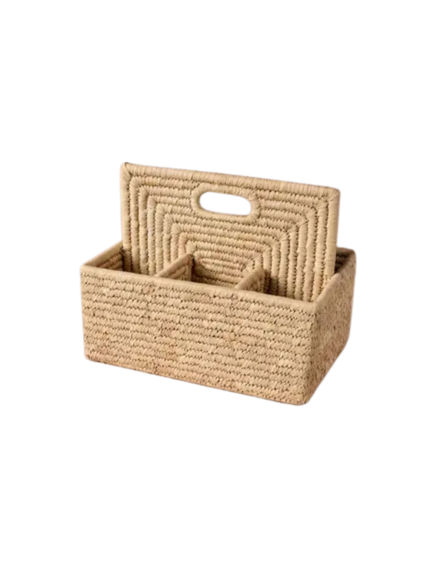 Pleta Woven Date Palm Leaf Utensil Caddy