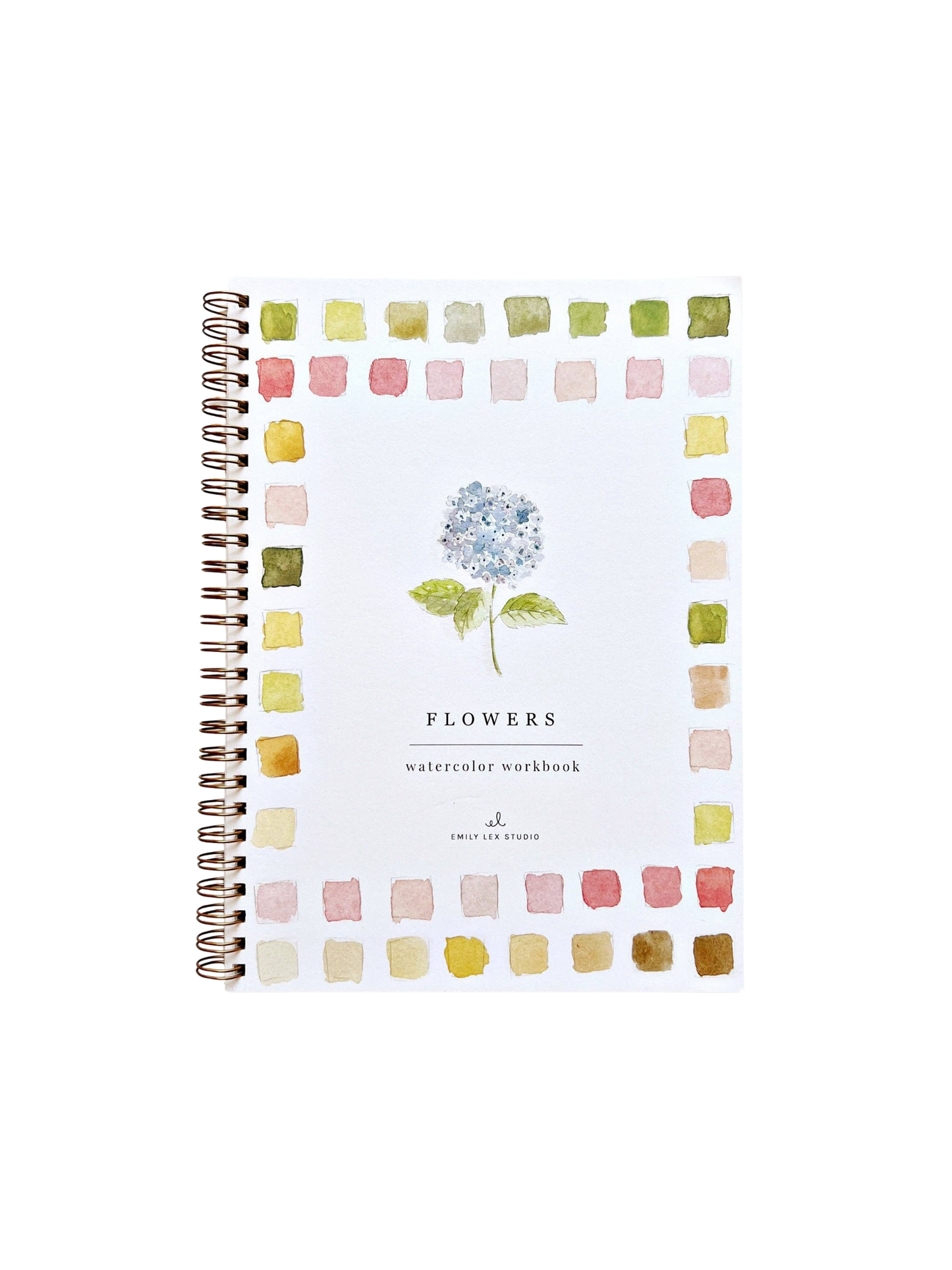 Flower Watercolor Workbook