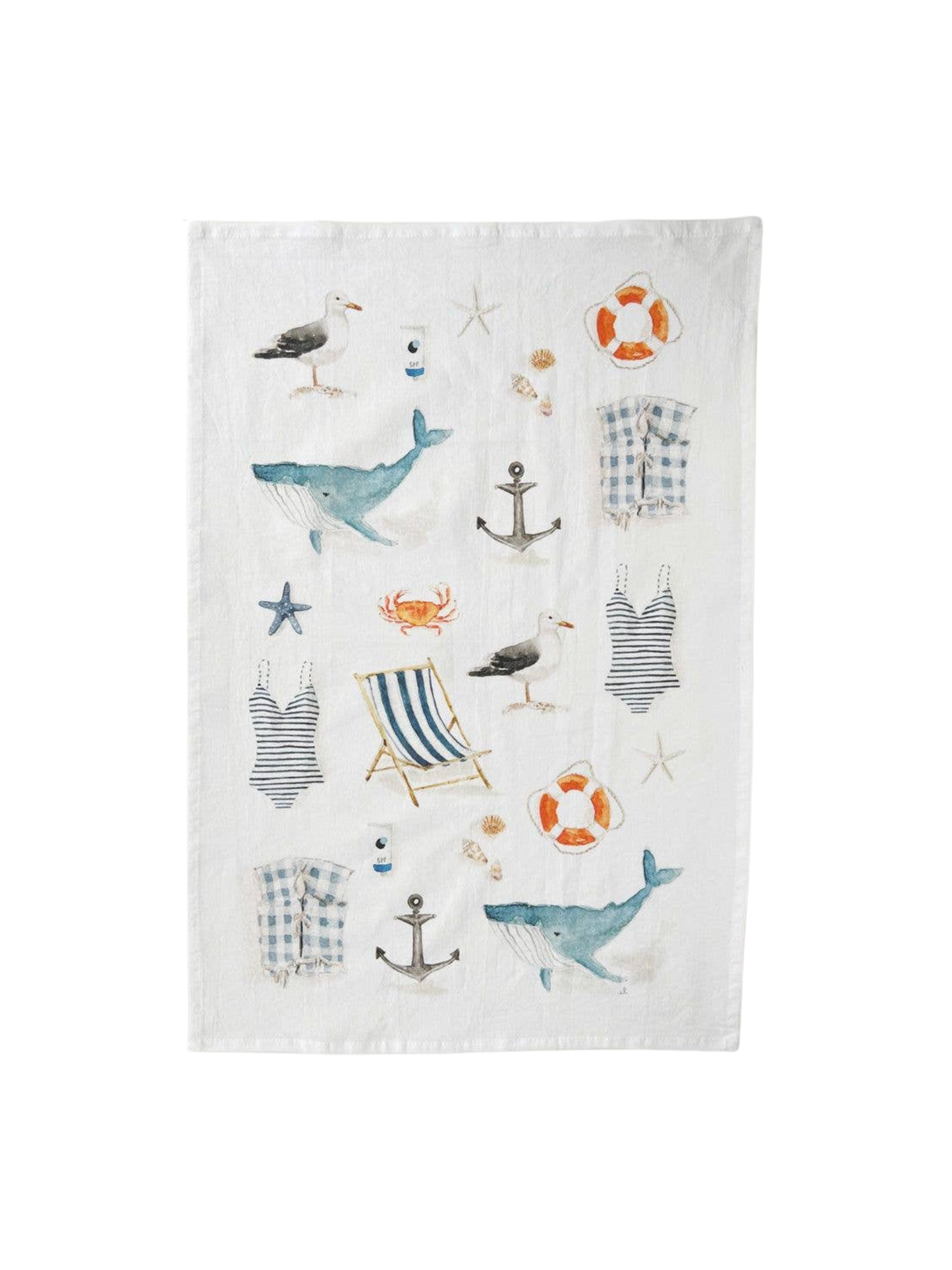 Seaside Tea Towel