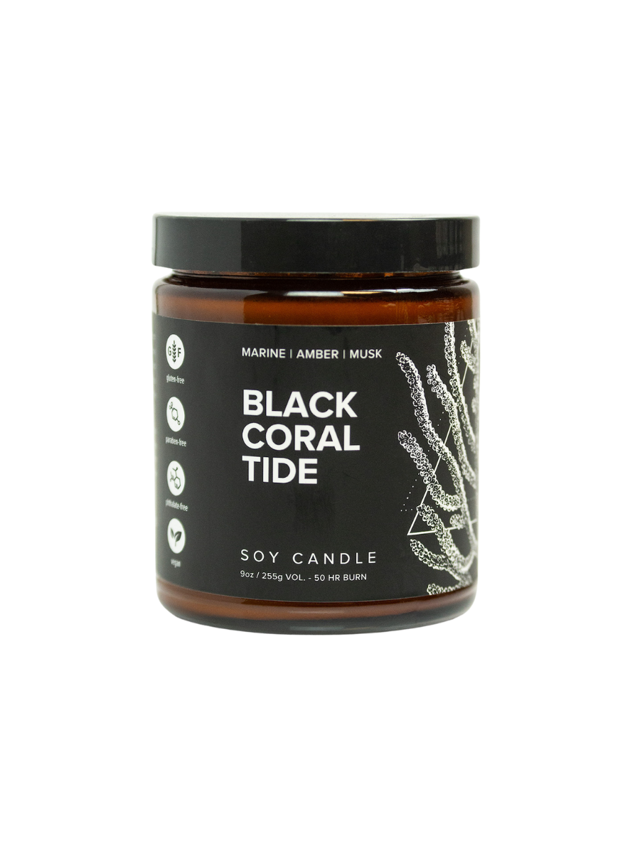 Black Coral Tide Candle