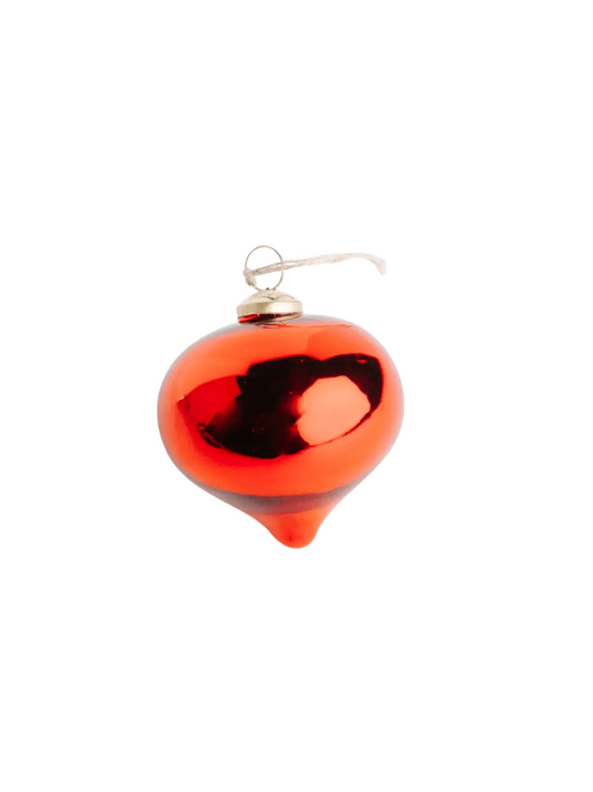 Red Glass Bulb Ornament