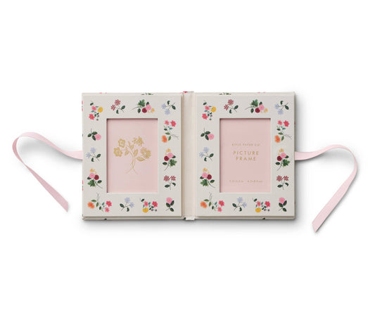 Ditsy Dahlia Folio Paper Wrapped Picture Frame