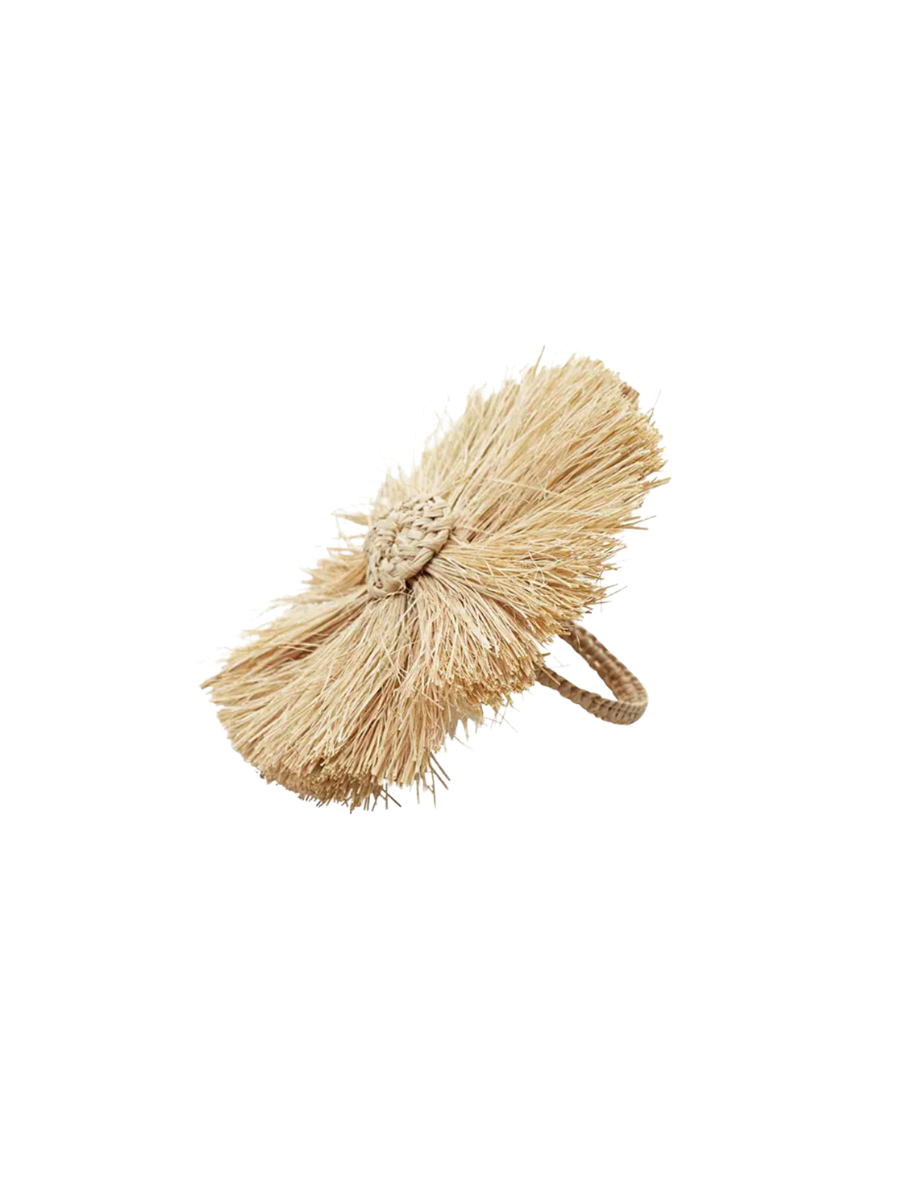 (Set of 4) Fringe Napkin Ring