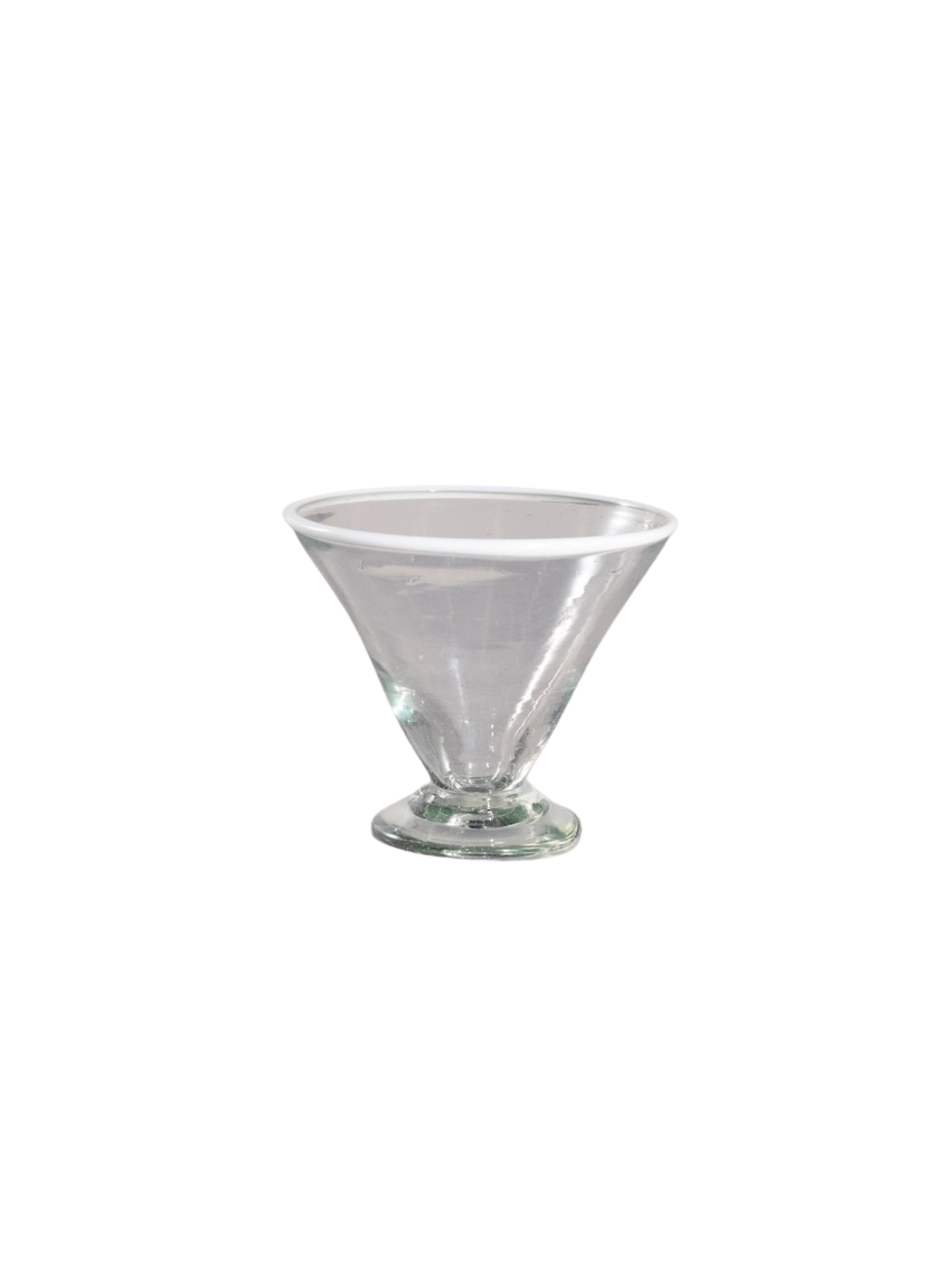White Rim Margarita Glass
