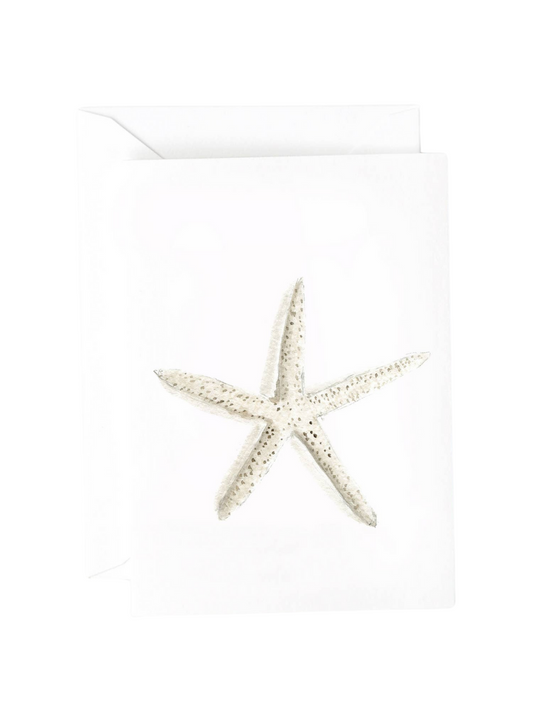 Starfish mini notecard