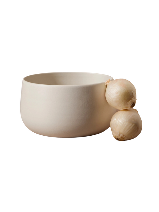 Stoneware Serving Bowl - Matte White