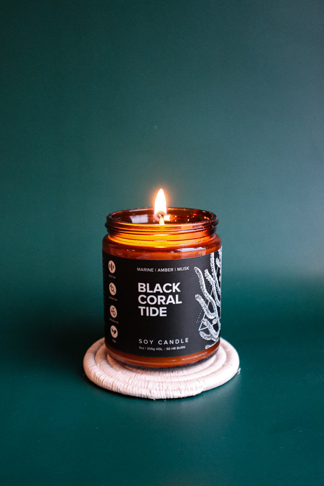 Black Coral Tide Candle