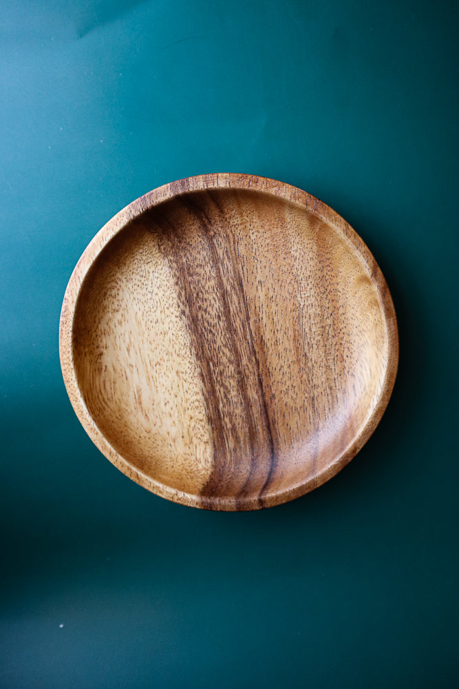 Acacia Wood Appetizer Plate
