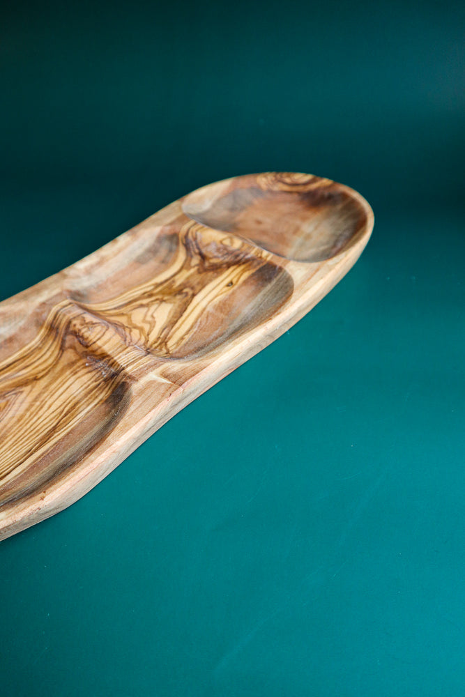 Olive Wood Snack Tray