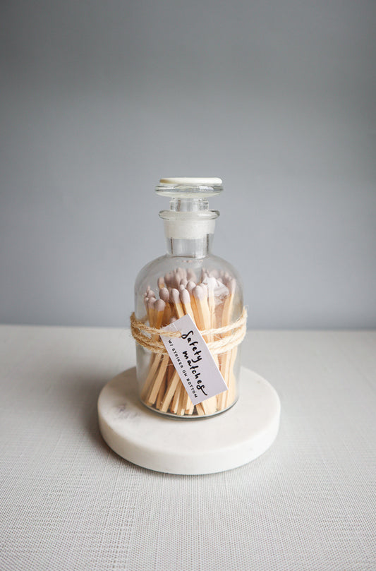 Lavender Apothecary Jar Matches