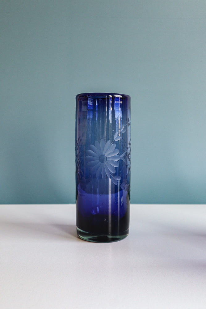 French Blue Condessa High Ball Glass