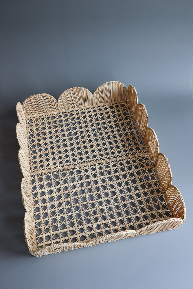 Scallop Rectangular Tray