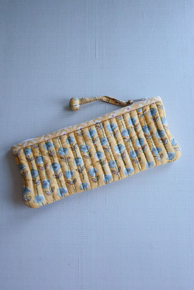 Buttermilk Garland Pencil Case