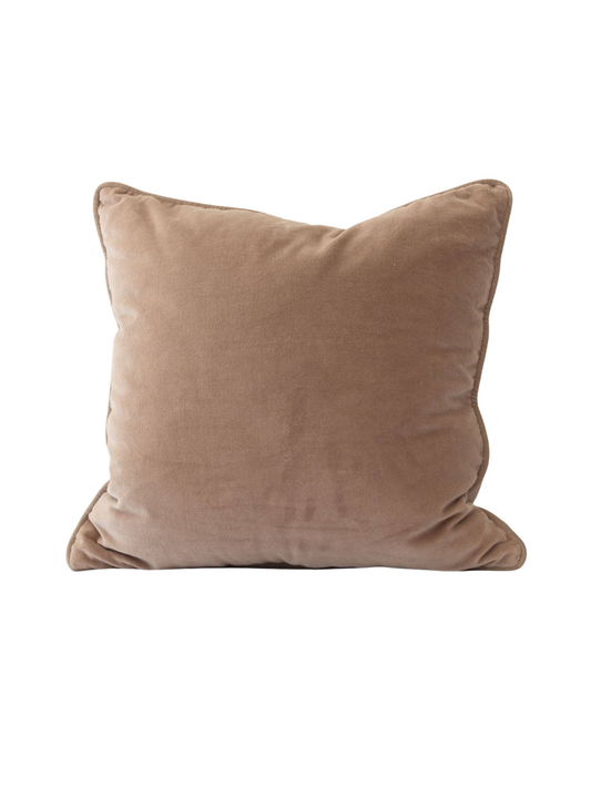 Vivianna Beige Velvet Pillow