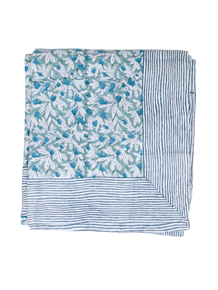 Tablecloth (62" x 133") Wakame Blue