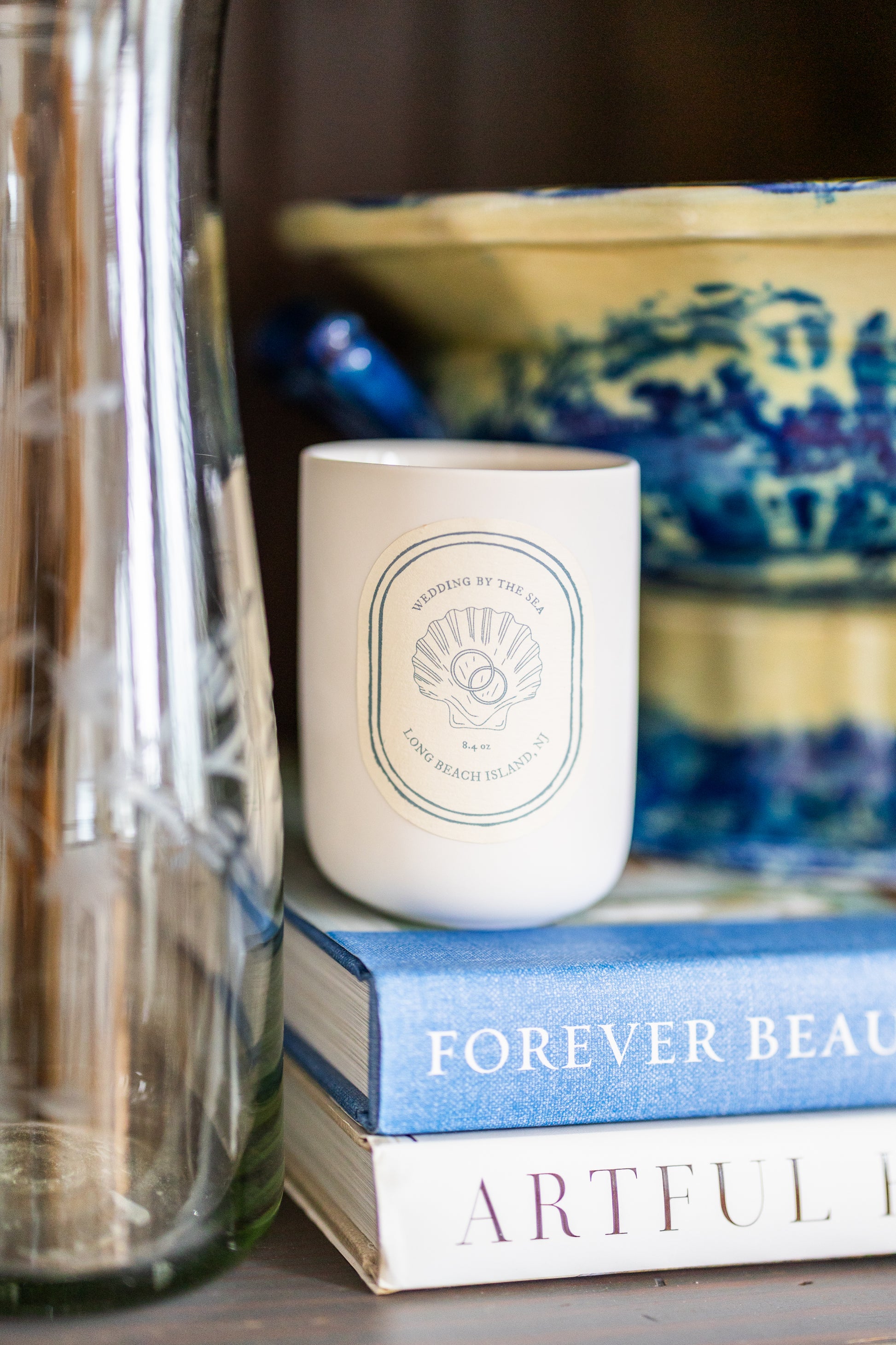 Wedding by the Sea Candle